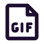Gif SVG Icon